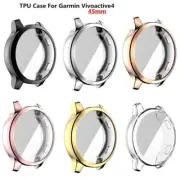 Shockproof Case Cover For -Garmin Vivoactive 4 45mm Full Screen Bumper Frame