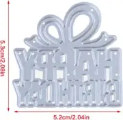 Happy Birthday Die Cut for Card Making Happy Birthday Metal Cutting Dies Cong...