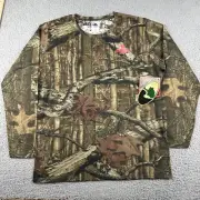 Mossy Oak Shirt Womens Large Camo Break-Up Infinity Long Sleeve Outdoor Ladies