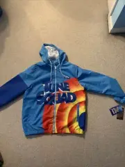 Members Only x Looney Tunes Windbreaker Jacket Space Jam Tune Squad MENS L NEW!!