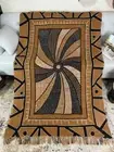 Palmier Brown Handmade Mudcloth Segou Blanket Bogolan Textile Bedsheet Africa