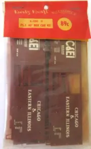 KURTZ KRAFT 100 D PS-1 CHICAGO & EASTERN ILLINOIS 40' BOX CAR KIT