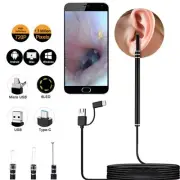 Ear Wax Remover Camera ear Endoscope Spoon Pick Cleaning Kit HD Otoscope Cleaner
