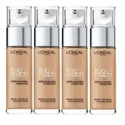 4x L'Oreal Paris True Match Super Blendable Liquid Foundation 30ml 5N Sand