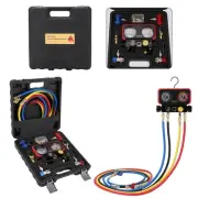 AC R1234YF Gauge Set 4 Way AC Manifold Gauge Set R1234YF R134A R404A Only 1/2...