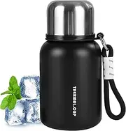 Stainless Steel Tumbler, Insulated Flask for Hot and Cold Drinks - Compact Water Bottle, Small and Lightweight Bottle Characterized by its Uncomplicated Portabili Stainless Steel for Sports Cycling