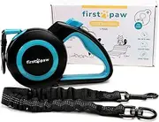 5m Retractable Dog Lead for Small and Medium Dogs (up to 20kg Dogs), Extendable Dog Lead with Reflective Strips and Shock Absorber, One-Hand Brake, Pause, Lock Button Extending Dog Lead (50KG)
