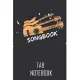 Guitar Tab Notebook: Blank Music Journal For Guitar Players, Musicians & Students