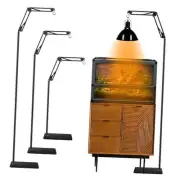Reptile Heat Lamp Stand Reptile Light Stand with 360° Swing Arm, Height