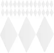 CORHAD 200 Pcs Paper Quilting Templates: Paper Piece Templates for Sewing - Rhombus Design for DIY Patchwork/Home Decor/Clothing Crafts