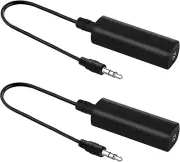 Ground Loop Noise Isolator 2 Pack W/ 3.5Mm Cable for Car Audio Home Stereo