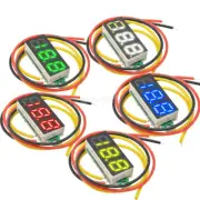 10PCS 0.28" 3Wire LED DC0-100V Voltmeter Digital Display Voltage Meter 12V 24V