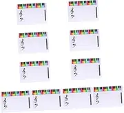 SHOWERORO 10pcs Music Note Whiteboard Erasable Music Teaching Tool Portable Chalkboard for