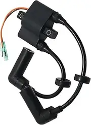 Outboard Motor High Voltage Coil Compatible For Yamaha 9.9hp F9.9 F9.9C FT9.9 F15hp F15 F15A F13.5Ahp F13.5A 6F5-85570-13 6F5-85570-12