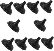 Milisten 10pcs Round Plastic Table Flag Stands Elegant Miniature Flag Holders for Office Desk Portable Desktop Flagpole Base with Stable Support