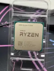 AMD Ryzen 5 5500CPU, 6 Core 12 Thread 3.6 GHz