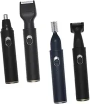1Set Electric Beard Grooming Razor and Nose Hair Trimmer for Men Hair Remover Rechargeable Hair Trimmer for Eyebrows Ears Hair Removal