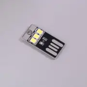 Portable Energy Saving Flashlight Mini Ultra-thin Mobile USB LED Keychain .pi