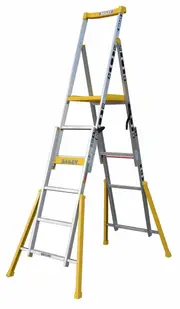 Bailey FS13999 - Adjustable Platform Step Ladder 3-6 Step - 170Kg Capacity