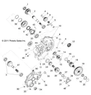 Polaris Bearing, Genuine OEM Part 3235355, Qty 1