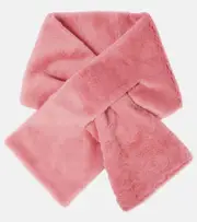 [Max Mara] Max Mara Full alpaca wool-blend teddy scarf One Size pink