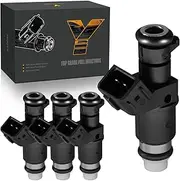 YIHOVY Upgraded Fuel Injectors FJ785 fit for Honda 2010-2013 City L4 1.5L 2006-2011 Civic L4 1.8L 2009-2013 Fit L4 1.5L, 16450RNAA01 (4)