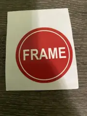 Frame Decal Hard Hat Sticker