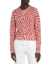 Versace Silk Crewneck Cardigan