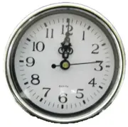 Wall Clock Silver 100mm Quartz Caravan JAYCO Motorhome BOAT ALAM VEHICLE PARTS