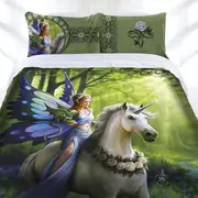 Anne Stokes Realm of Enchantment Quilt Cover Set (Double, Queen, King)