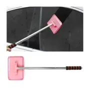 Car Windshield Cleaner Tool, Vehicle Window Cleaning Tool with Extendable Pink