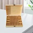 Oil Storage Box Cosmetic Display Stand Carrier Perfume Container with Lid for