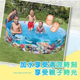 【INTEX】152x25cm免充氣泳池(戲水池/游泳池/球池/平行輸入)