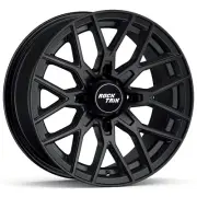(1) 15" RT104 RockTrix Wheels ATV UTV SxS, 15x7, 4+3, 4x110 4/110, Matte Black