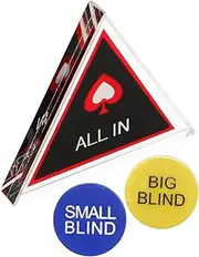 Gambling Chip Poker Set Dealer Button for Poker Games Card Protector Elegant Heart Design Party Favor