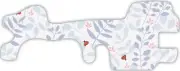 Purple Leaves Ladybugs Floral Vinyl Wrap For Doc Band Helmet Baby Cranial Helmet