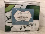 Whimsical Collection Avocado Print QUEEN Sheet Set 4 Piece Flat Fitted 2 Cases