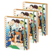 3x Haikyu!! Jump Anime Manga Character Themed A5 Wiro School Notebook
