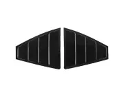 2Pcs Car Rear Window Blind Shades Side Vent Cover Black Replacement For Hyundai Elantra 2016?2020