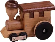 WOODYLANDS_CRAFTS Wooden Train Music Box - Memory Tune - Woodylands Vehicles Handcraft Keepsake