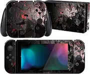 PlayVital 2 Set Protective Skin Decal for Nintendo Switch, Full Set Stickers for Nintendo Switch Console & Joycon & Dock & Grip - Fragmented Space
