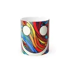 Color Morphing Mug - Vibrant Happy Face Cup, Gift for Coffee Lovers, Unique