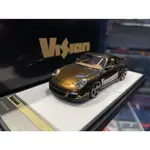 吉華科技@ 1/43 MAKEUP VM190E PORSCHE 911 (997) TURBO 2006 棕色