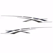 Four Winns Boat Graphic Decals 055-3171 | 88 1/4 x 9 1/2 Inch Set of 2
