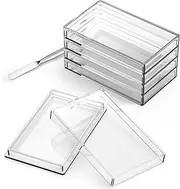 Yncotte 10oz Silver Bar Holder - 5Pcs Capsule Storage Container for 10 Ounce Bars