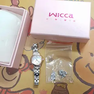 玫瑰金配色 日本 CITIZEN 星辰 WICCA 光動能 ECO-DRIVE 女錶 功能正常 另有 SEKIO Rolex LV GUCCI OMEGA