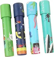 Hohopeti Rotating Kids Kaleidoscope Fun Educational Toy Different Patterns Safe for Toddlers Random Style