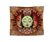 T13 100*75cm Mandala Color Vine Hanging Cloth Star Sun Tapestry for Bedroom Living Room Psychedelic Tapestry Decoration