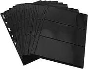 Generic 10 Pcs Stamp Collection Album Coins Collection Pages Postcard Collection Storage Stamp Collector Pages Money Collection Pages Stamp Books for Collecting Stamps The Pet Black