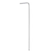 Ball End Hex Key Wrench 1.5mm L-Shape Long Arm Metric Wrenches, Silver